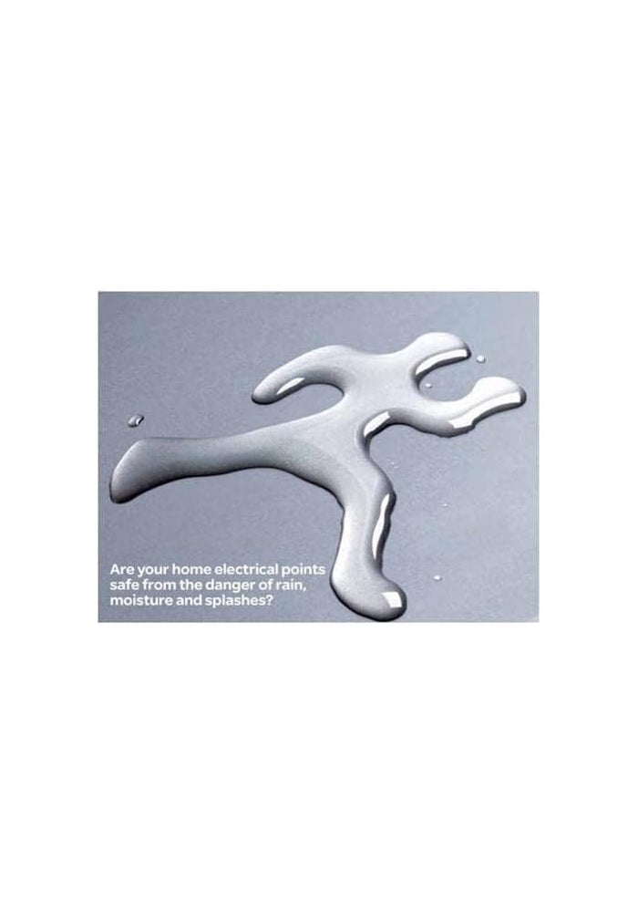 Schneider Electric WeatherProof Socket Cover, Transparent - Image 4